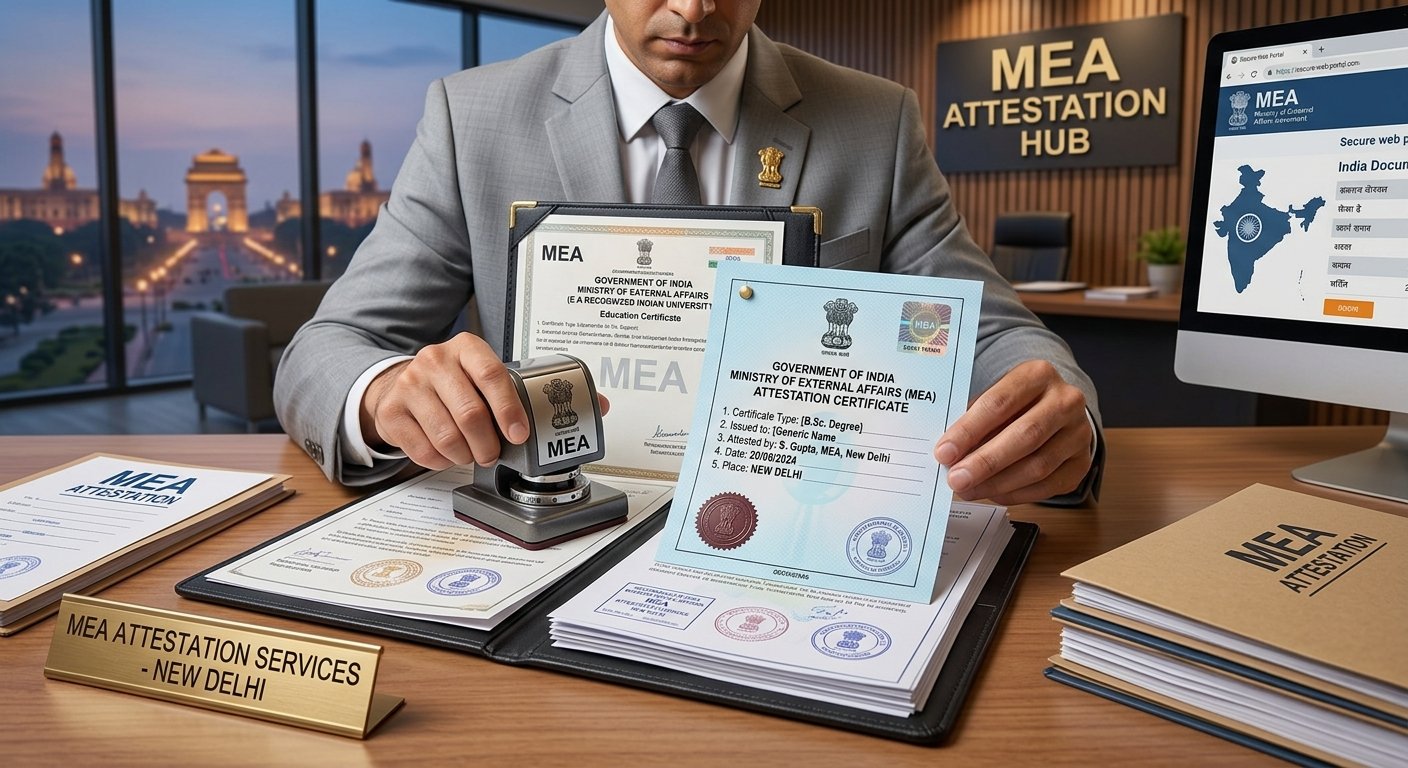 MEA Attestation Services - Fast and Reliable Document Attestation and Legalization in India