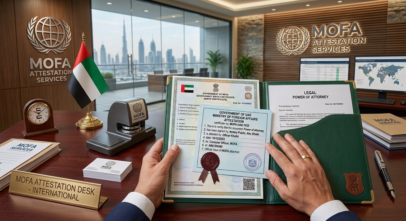 MOFA Attestation Services - Fast and Reliable Document Attestation and Legalization in India